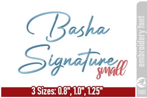 Basha Signature Font – Small