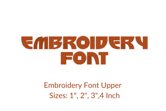 Big Hero Font Embroidery Design