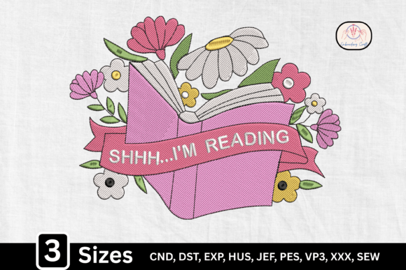 I’m Reading Boho Floral Book Lover