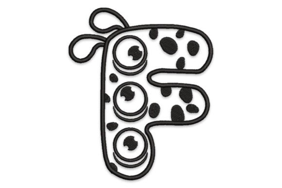 Monster Alphabet Letter F