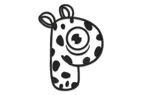 Monster Alphabet Letter P