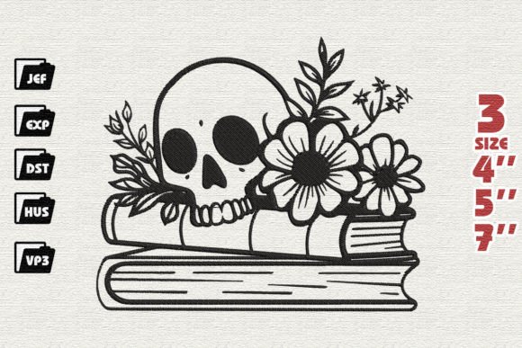 Skull Book Flower: Whimsy with Purpose
