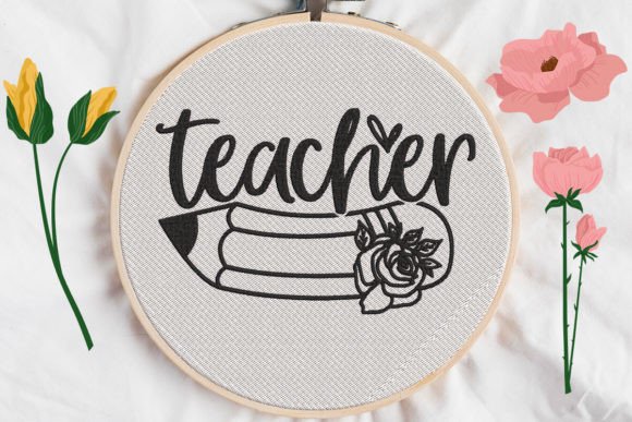Teacher Sign: A Whimsical Stitch That Works—When Used Right
